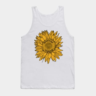 Sunflowers Summer Vibing Tank Top